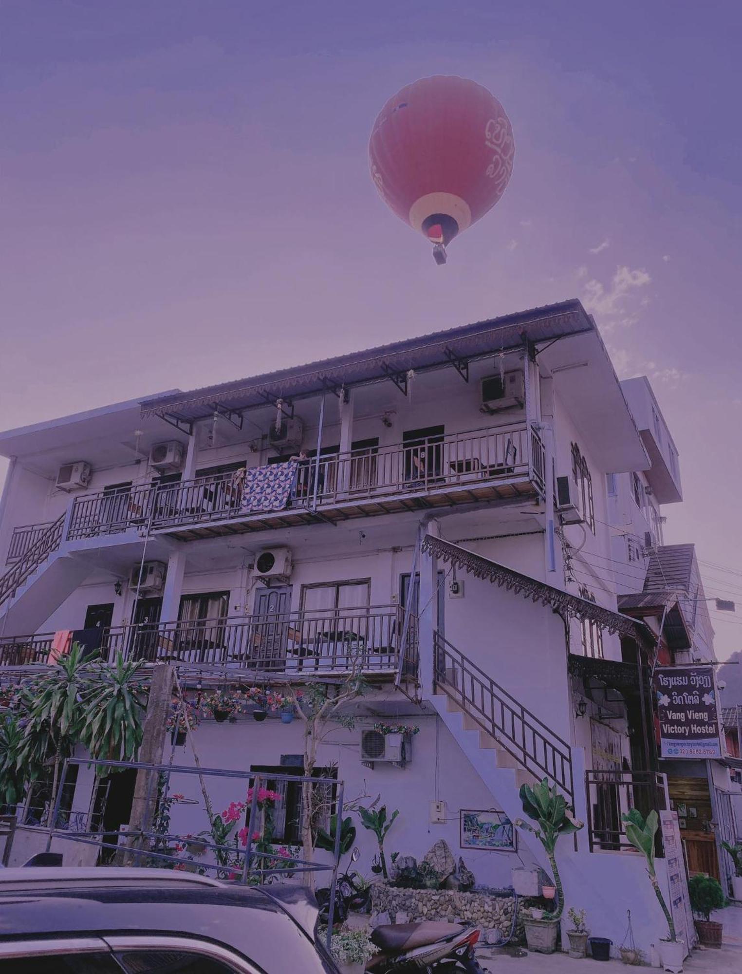 Vang Vieng Victory Hostel 外观 照片