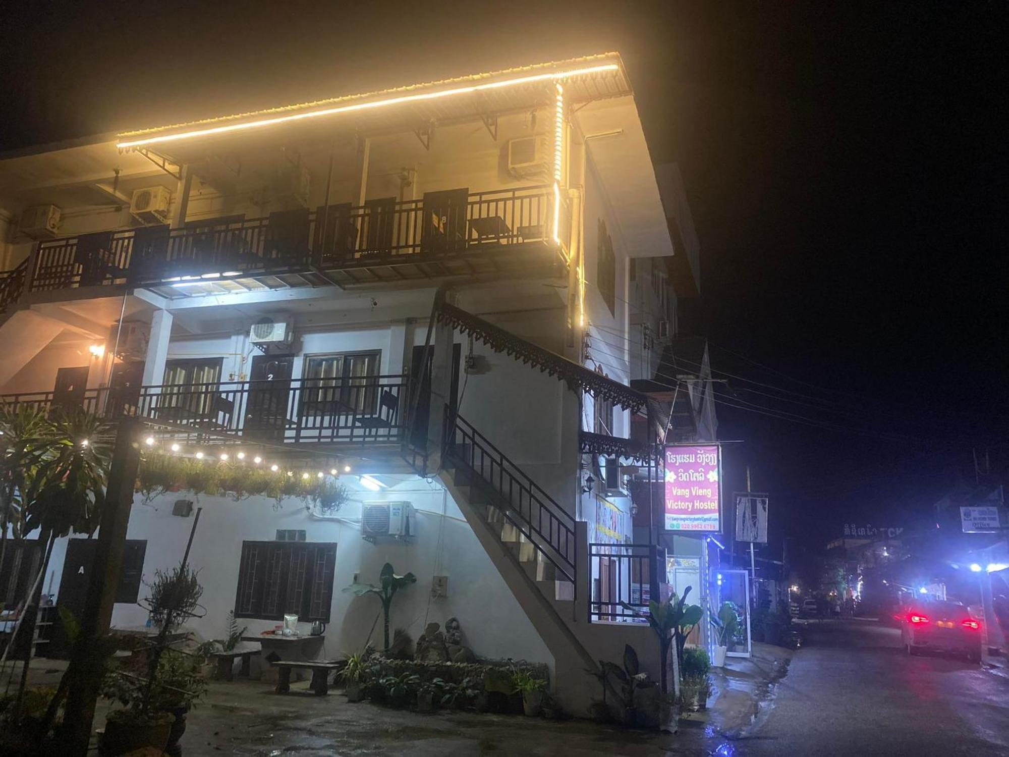 Vang Vieng Victory Hostel 外观 照片